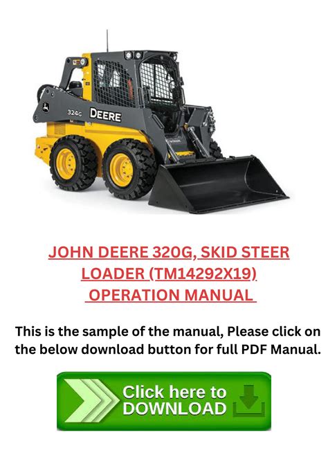 weight of john deere 320 skid steer|john deere 320g service manual.